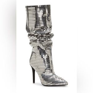 Jessica simpson Leonelle Metallic Pointy
Toe Knee High Boot